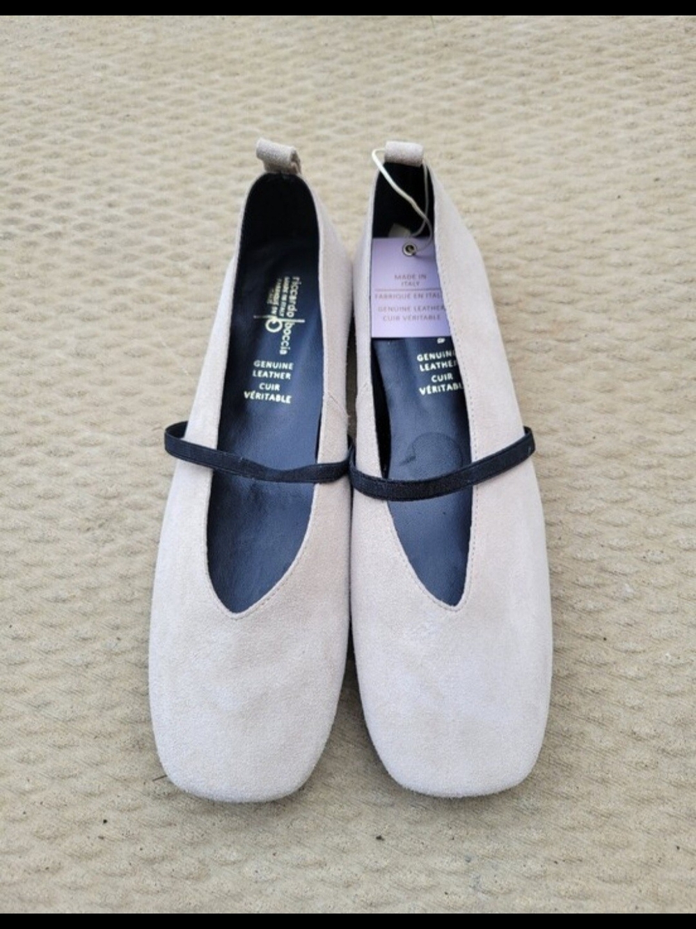 New Suede Loafer Mary-Jane Style Ballet Shoes Size 8
